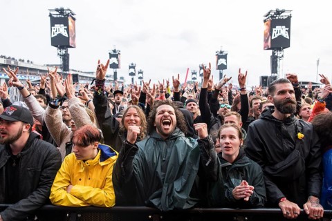Festival visitors at the Rock am Ring Festival on Friday, Nürburgring race track race track, 07.06