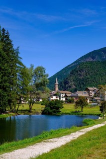 Lago del Buse, Brusago, Val di Pine, Cembra Valley, Val di Cembra, Trentino, Italy