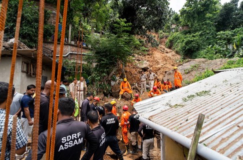 Rescue operations by the National Disaster Response Force (NDRF) and police are in full swing after