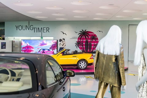 Special exhibition Youngtimer. The Mercedes-Benz Museum in Stuttgart presents a journey through the