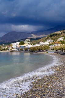 Village of Plakias on the Libyan Sea, Crete, Greece