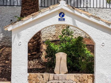 Public drinking water source, village Cabra, Andalusia, Spain