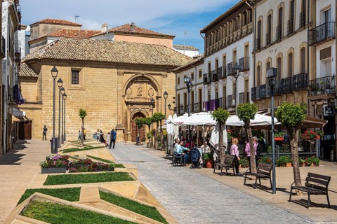 Downtown historic city Baeza, Andalusia, Spain