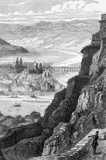 A view of Koblenz, a German city on both banks of the Rhine at its confluence with the Moselle,