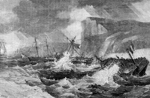 Shipwrecks during the Battle of Jersey on 6 January 1781, an attempt by France to conquer Jersey