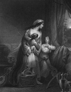 The Greek Mother, a poem by Henry G. Bell, digital reproduction of a historical original