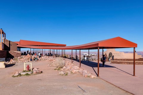 At Grand Canyon West near Peach Springs, Arizona