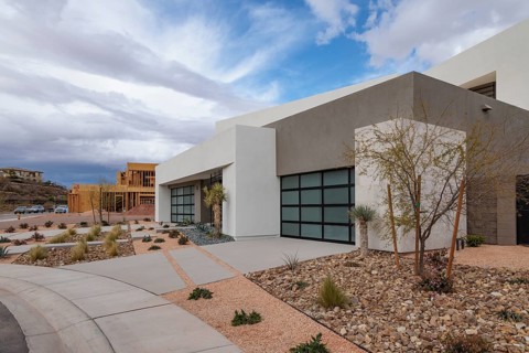 New private residential development at Lake Las Vegas in Henderson, Nevada, USA