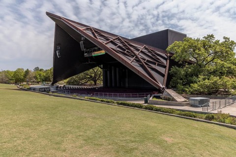 Miller Outdoor Theatre, a theatre for the performing arts, located at Hermann Park in downtown