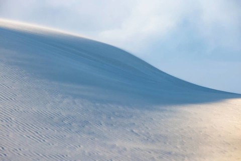 Sand dunes at White Sands National Park in Alamogordo, New Mexico, USA