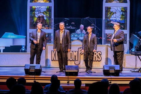 Southern Gospel Quarted Kingdom Heirs performing at the Dollywood amusement park in Pigeon Forge,