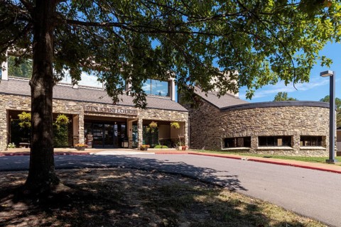 The Lodge at Natchez Trace in the Pin Oak area of Natchez Trace State Park near Wildersville,