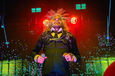 Wayne Coyne, singer of The Flaming Lips live at the Tempodrom Berlin on 05.06.2025