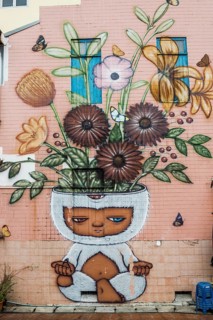 Graffiti, Chinatown, Bangkok, Thailand