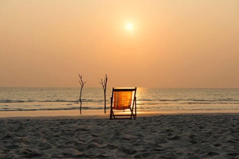 Ao Phrao Beach, sunset, Koh Kood, Koh Kut, Gulf of Thailand, Thailand