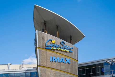 The Filmpalast, cinema, modern building, Dortmund, Ruhr area, Westphalia, North Rhine-Westphalia,