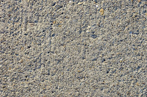 Section of a concreted surface