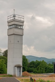 Schifflersgrund border museum on the former border between the FRG and the GDR, 11 metre high