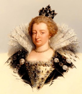 Marie de' Medici, Marie de Médicis, Maria de' Medici, 1575-1642, Queen of France as the second wife