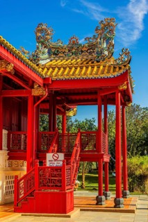 Stairway, Wehat-Chamrun Residence, Thai King's Summer Palace, Bang Pa-In, near Ayutthaya, Thailand
