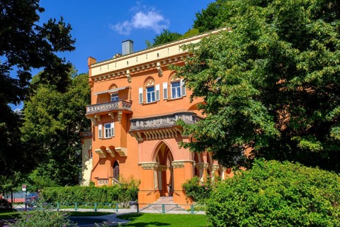 Schloss Stein, Boarding School, Burg Stein, Stein an der Traun, Chiemgau, Upper Bavaria, Bavaria,