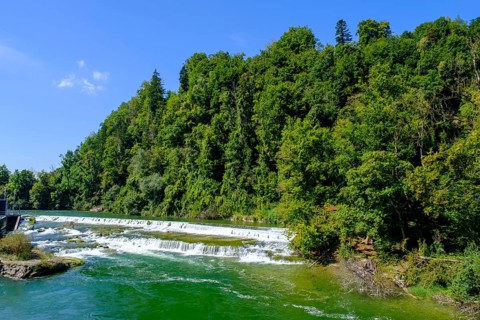 Alzfälle, Altenmarkt an der Alz, Chiemgau, Upper Bavaria, Bavaria, Germany
