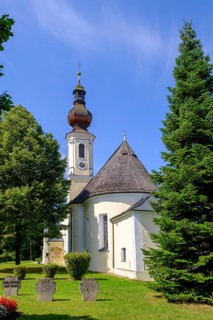 St. Ägidius Parish Church, Altenmarkt an der Alz, Chiemgau, Upper Bavaria, Bavaria, Germany