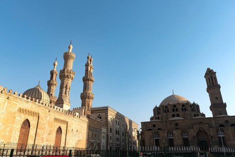 Cairo, Egypt. July 2nd 2024 Al-Azhar Mosque, it was the first mosque established in a city that