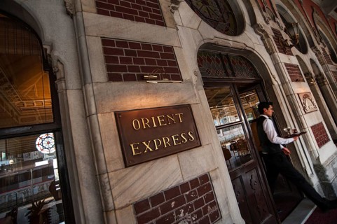 Istanbul, Turkey. March 31st 2017 The Orient Express Restaurant Sirkeci Gar, Train Station,