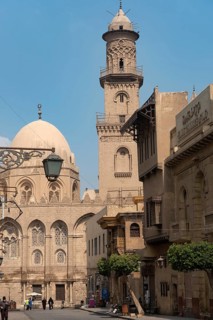 Cairo, Egypt. July 7th 2024 The domes and minarets of the historical buildings in Islamic Cairo