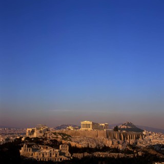 Acropolis, general view from south, Athens, Greece