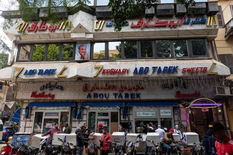 Cairo, Egypt. November 26th 2022 Abo Tarek, famous Koshery restaurant serving the most popular