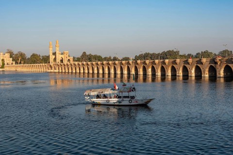 Qanater, Nile Delta. Egypt. December 18th 2022 Day trip to the El Qanater Barrage, on the River