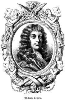 Sir William Temple 1st Baronet (1628 -1699) England, English statesman, writer, diplomat, First