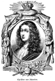 Christina of Sweden (1626-1689) Queen of Sweden, high nobility, ban on witch trials, conversion to