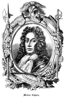 Menno Cohorn or Baron van Coehoorn (1632, 1704) Netherlands, Dutch nobility, engineer, general,