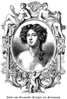 Louise de Kérouaille Duchess of Portmouth, France, mistress of the English King Charles II, King