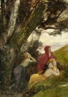 Arnold Böcklin (born 16 October 1827, died January 1901), Swiss painter, draughtsman, graphic