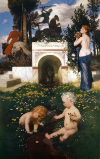 Arnold Böcklin (born 16 October 1827, died January 1901), Swiss painter, draughtsman, graphic