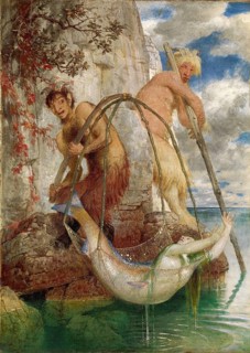 Arnold Böcklin (born 16 October 1827, died January 1901), Swiss painter, draughtsman, graphic