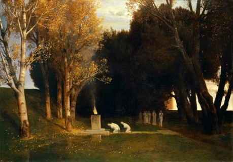 Arnold Böcklin (born 16 October 1827, died January 1901), Swiss painter, draughtsman, graphic
