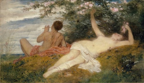 Arnold Böcklin (born 16 October 1827, died January 1901), Swiss painter, draughtsman, graphic