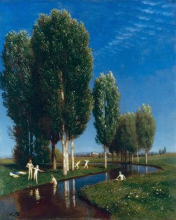 Arnold Böcklin (born 16 October 1827, died January 1901), Swiss painter, draughtsman, graphic