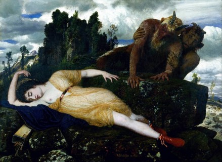 Arnold Böcklin (born 16 October 1827, died January 1901), Swiss painter, draughtsman, graphic