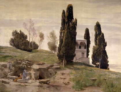 Arnold Böcklin (born 16 October 1827, died January 1901), Swiss painter, draughtsman, graphic
