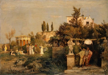 Arnold Böcklin (born 16 October 1827, died January 1901), Swiss painter, draughtsman, graphic