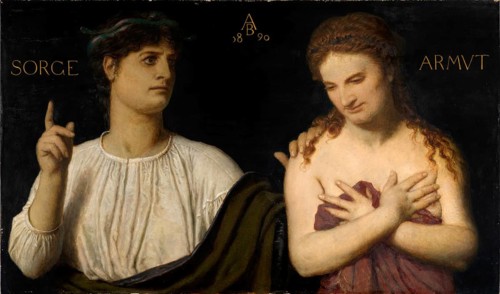 Arnold Böcklin (born 16 October 1827, died January 1901), Swiss painter, draughtsman, graphic