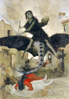 Arnold Böcklin (born 16 October 1827, died January 1901), Swiss painter, draughtsman, graphic