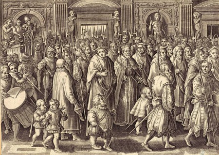 History of the Medici, This picture shows the return of Grand Duke Cosimo I de' Medici to his
