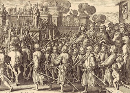 History of the Medici, This picture depicts the magnificent entry of Cosimo I de' Medici into Rome